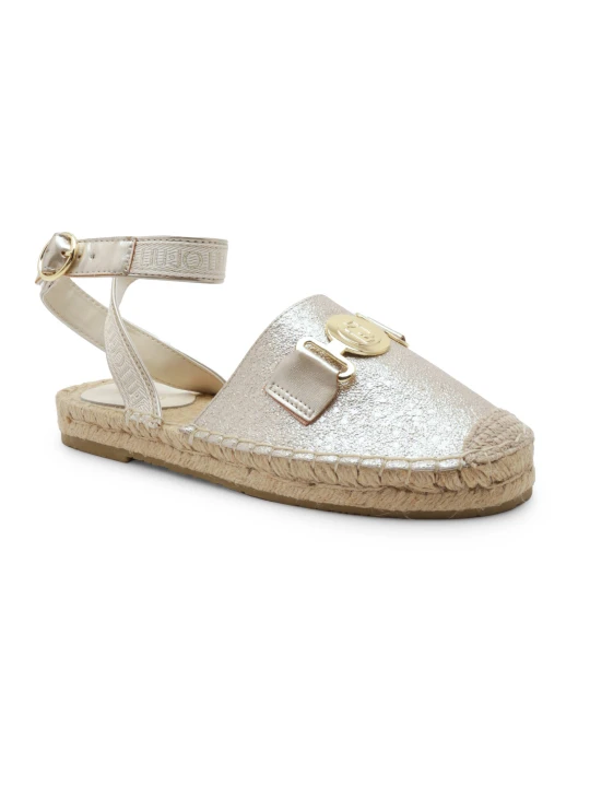 Zdjęcie produktu Liu Jo Espadryle VERA 01 | z dodatkiem skóry srebrny