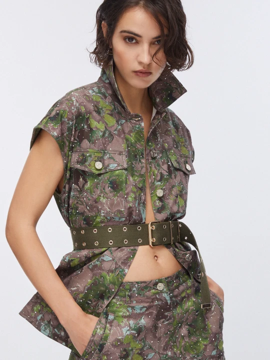 Zdjęcie produktu Liu Jo Eyelet Belt Olive Green