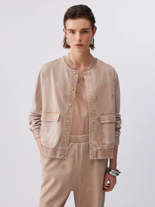 Zdjęcie produktu Liu Jo Faded Jersey Jacket beżowy