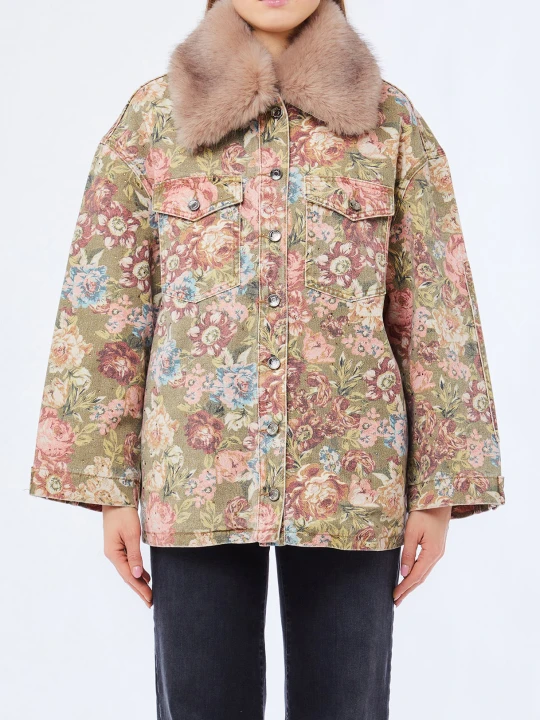 Zdjęcie produktu Liu Jo Faux Fur Jacket With Collar