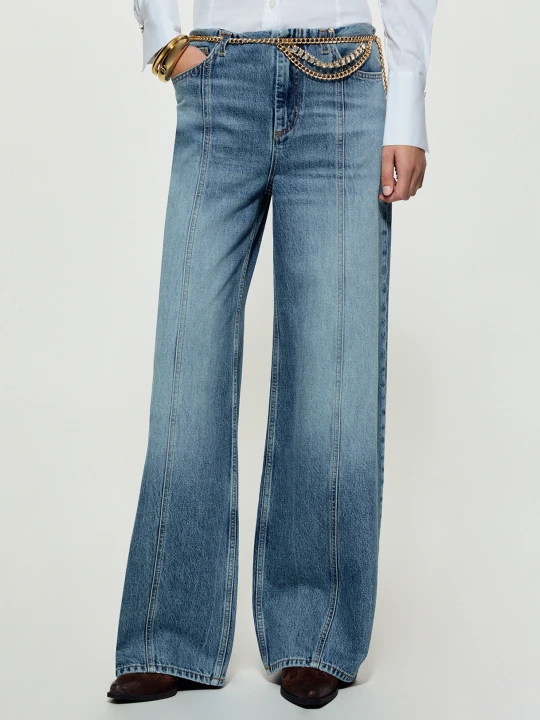 Zdjęcie produktu Liu Jo Flare Jeans With Belt Jewel Light Denim