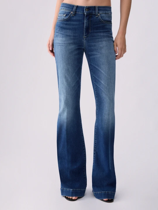 Zdjęcie produktu Liu Jo Flare Jeans With Rhinestones Blue Denim