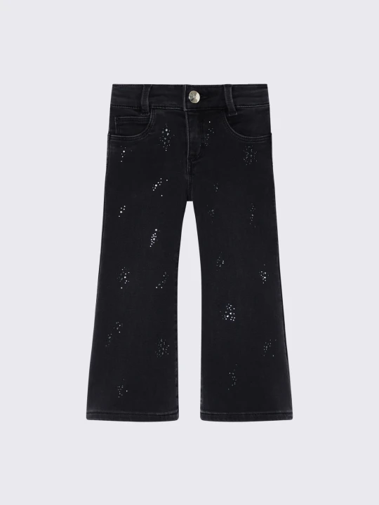 Zdjęcie produktu Liu Jo Flare Trousers With Rhinestones