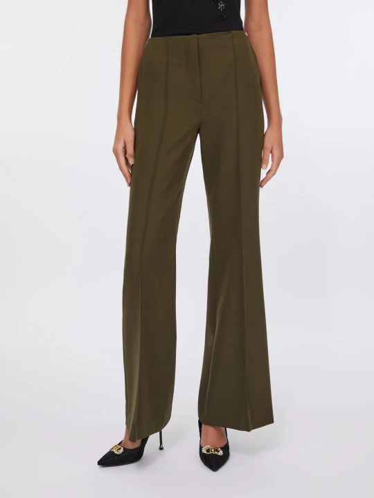 Zdjęcie produktu Liu Jo Flare Trousers Elegant Pine