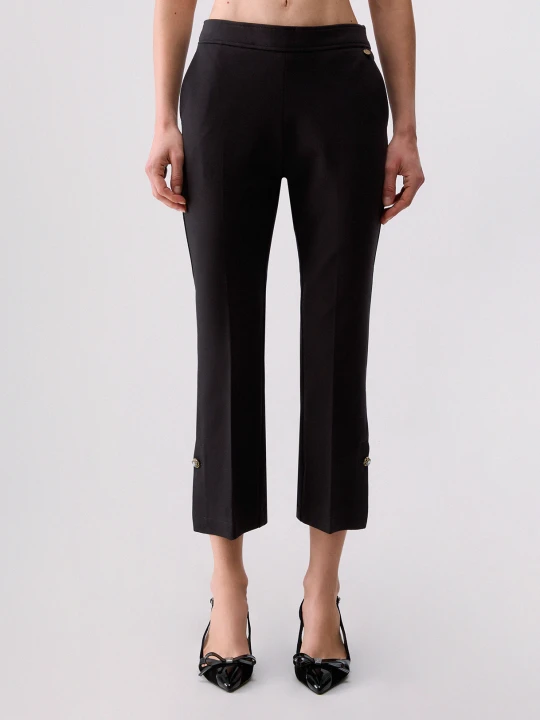 Zdjęcie produktu Liu Jo Flare Trousers In Flannel czarny