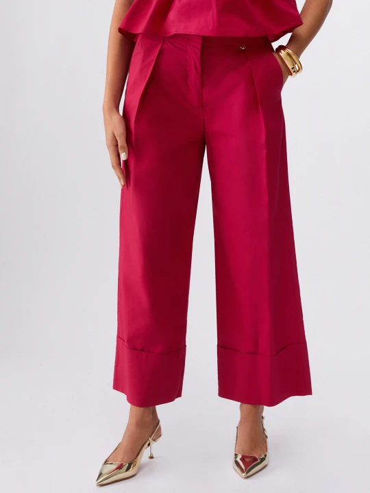 Zdjęcie produktu Liu Jo Flared Poplin Trousers