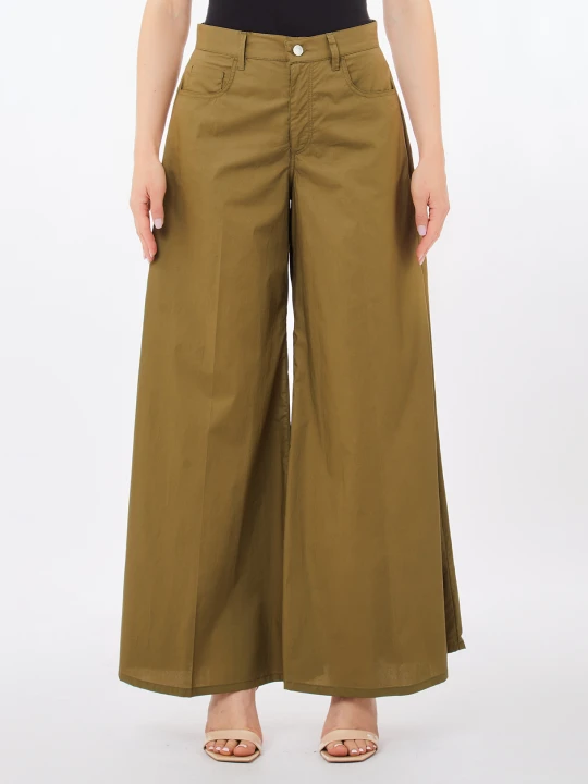 Zdjęcie produktu Liu Jo Flared Trousers Green Moss