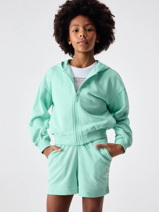 Zdjęcie produktu Liu Jo Fleece Shorts Mint Green
