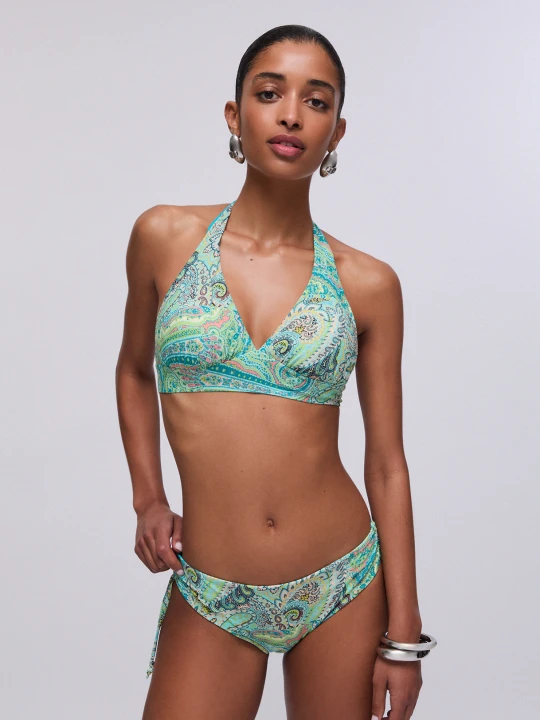 Zdjęcie produktu Liu Jo Floral Bikini Top Aqua