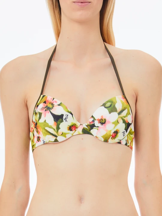 Zdjęcie produktu Liu Jo Floral-print Bikini Top zielony