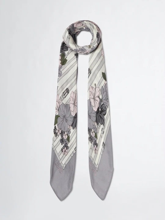 Zdjęcie produktu Liu Jo Floral Scarf czarny