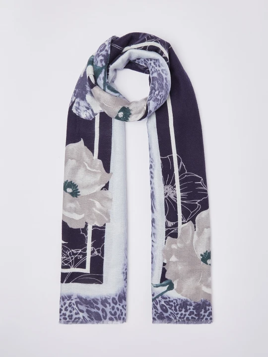 Zdjęcie produktu Liu Jo Floral Stole niebieski