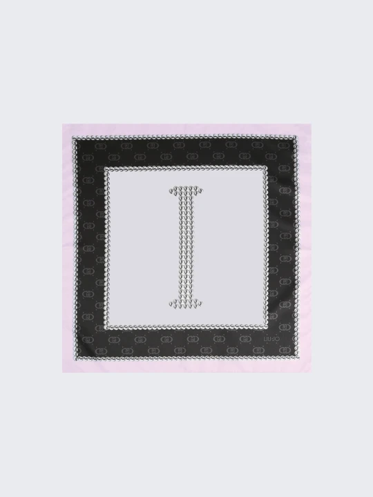 Zdjęcie produktu Liu Jo Scarf With I-letter Motif czarny