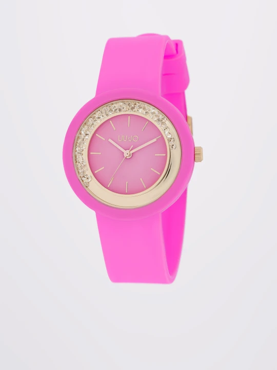 Zdjęcie produktu Liu Jo Fuchsia Silicone Watch różowy
