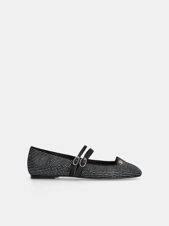 Zdjęcie produktu Liu Jo Full Rhinestone Ballet Flats czarny