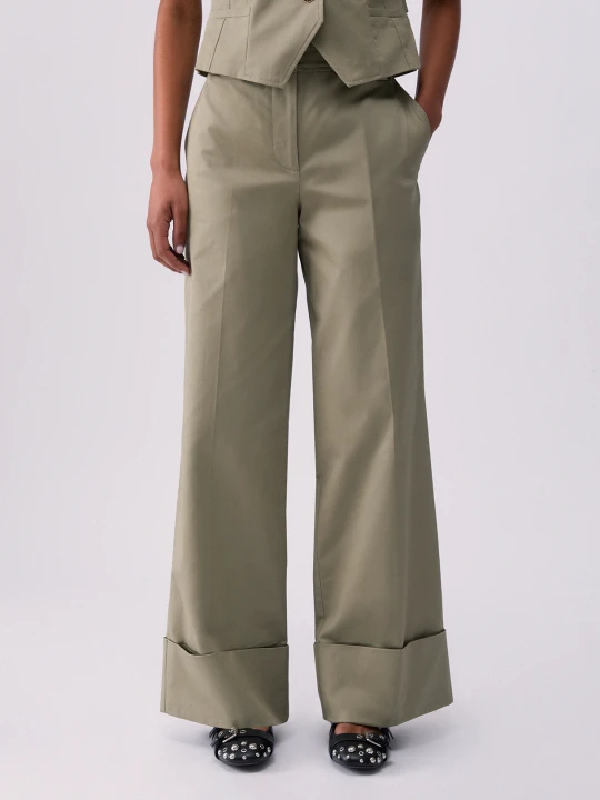 Zdjęcie produktu Liu Jo Gabardine Trousers zielony