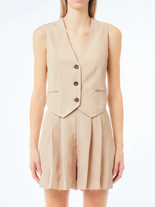 Zdjęcie produktu Liu Jo Gilet With Lace Details beżowy
