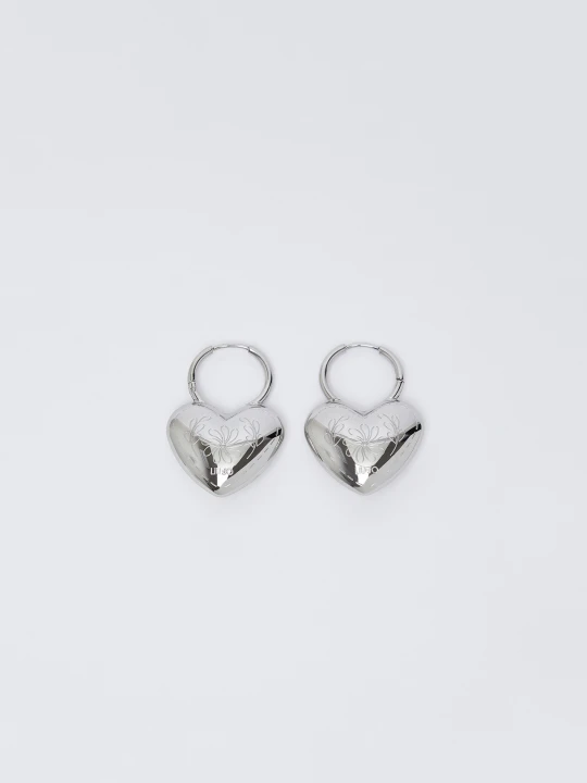 Zdjęcie produktu Liu Jo Heart And Key Earrings srebrny