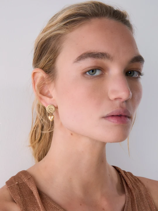 Zdjęcie produktu Liu Jo Heart Earrings Gold Colour