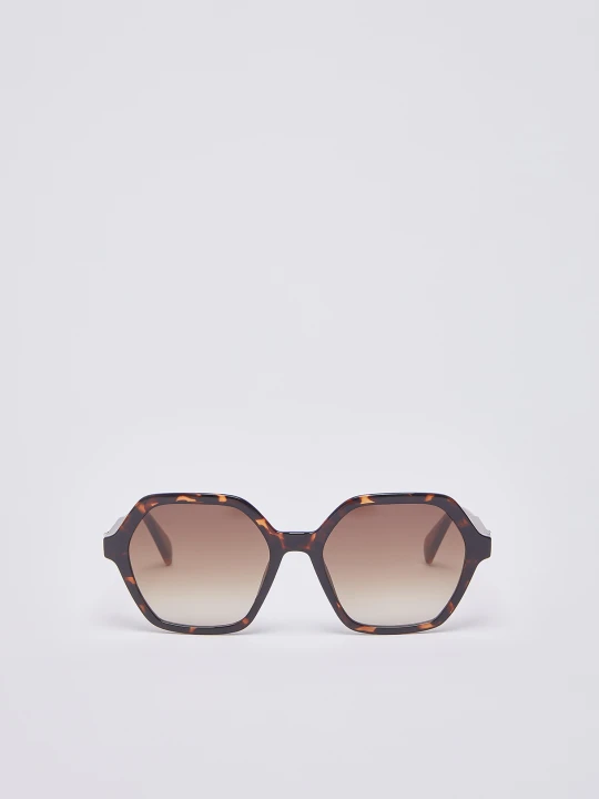 Zdjęcie produktu Liu Jo Hexagonal Sunglasses brązowy