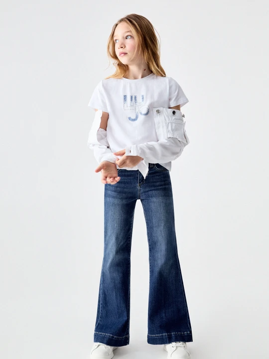 Zdjęcie produktu Liu Jo High-rise Bootcut Jeans Blue Denim