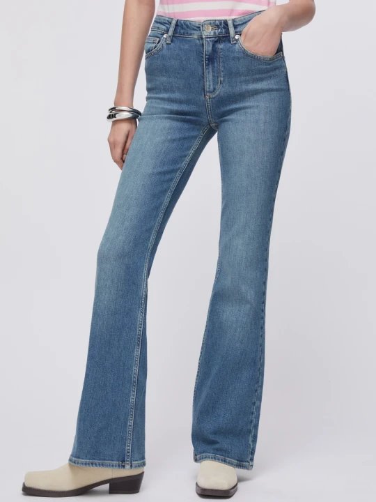 Zdjęcie produktu Liu Jo High-rise Bootcut Jeans Blue Denim