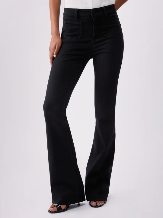 Zdjęcie produktu Liu Jo High-rise Bootcut Trousers czarny