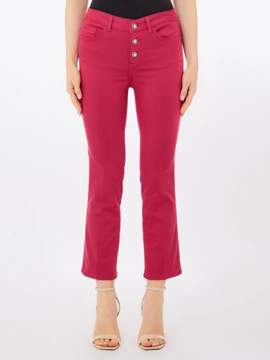 Zdjęcie produktu Liu Jo High-rise Cropped Trousers różowy