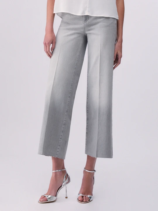 Zdjęcie produktu Liu Jo High-rise Flared Jeans szary