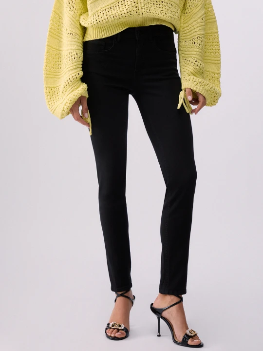 Zdjęcie produktu Liu Jo High-rise Skinny Trousers czarny