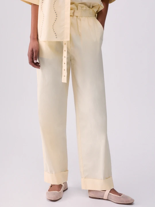 Zdjęcie produktu Liu Jo High-rise Trousers żółty