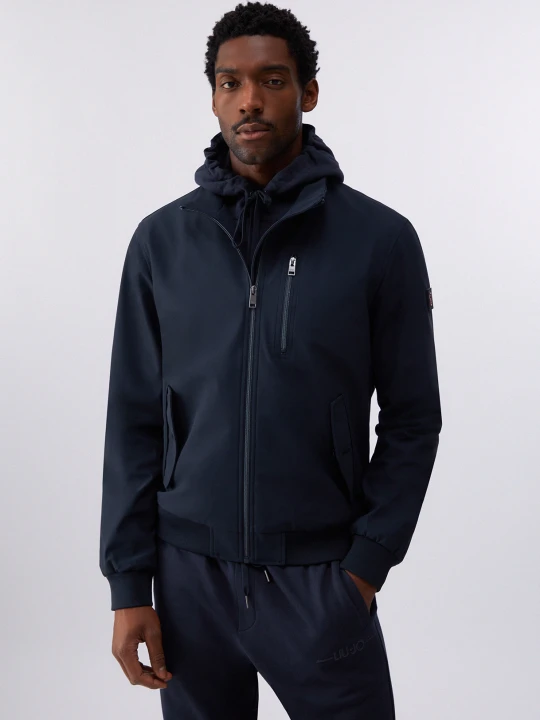 Zdjęcie produktu Liu Jo High-tech Fabric Bomber Jacket Dark Blue