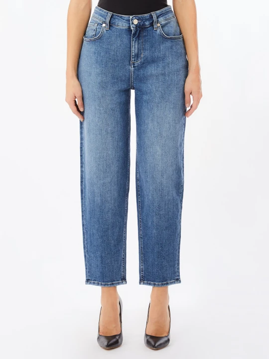 Zdjęcie produktu Liu Jo High-waisted Carrot Jeans Blue Denim