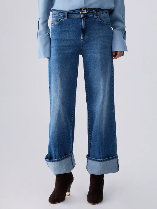 Zdjęcie produktu Liu Jo High-waisted Flare Jeans Blue Denim