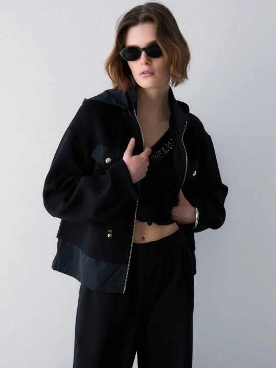 Zdjęcie produktu Liu Jo Hooded Jacket czarny