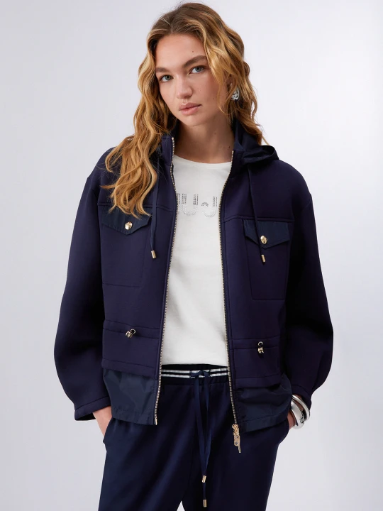 Zdjęcie produktu Liu Jo Hooded Jacket Dark Blue