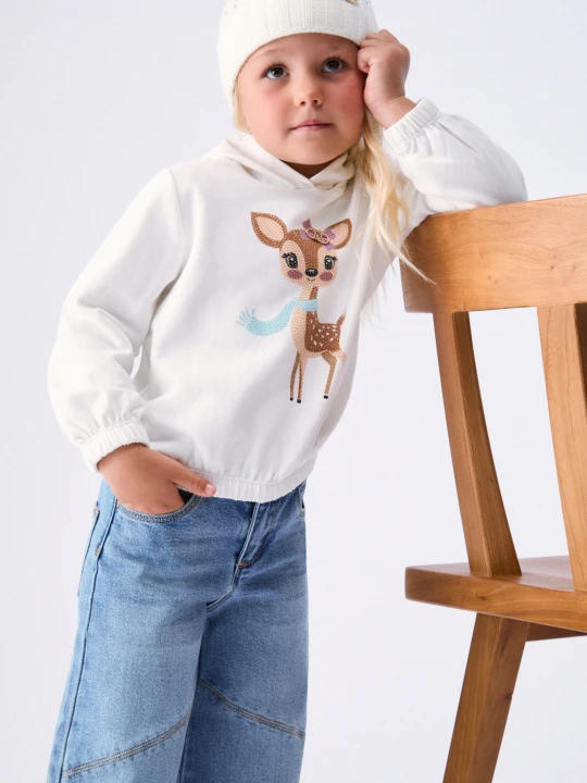 Zdjęcie produktu Liu Jo Sweatshirt With Hood biały