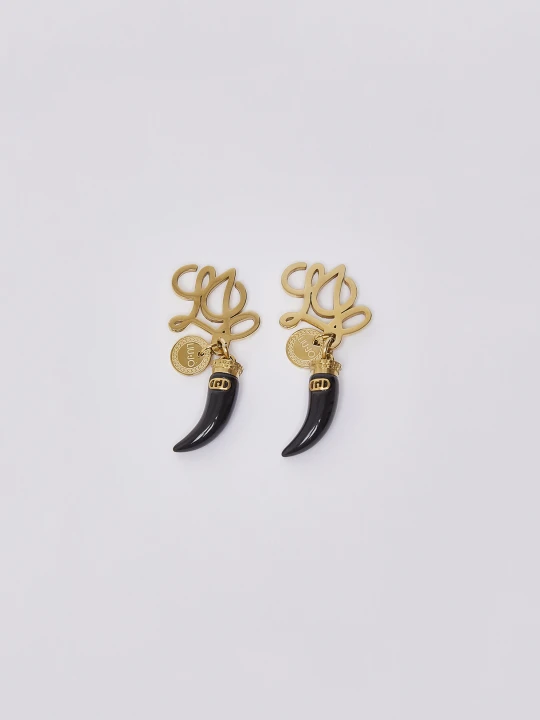 Zdjęcie produktu Liu Jo Horn Pendant Earrings czarny