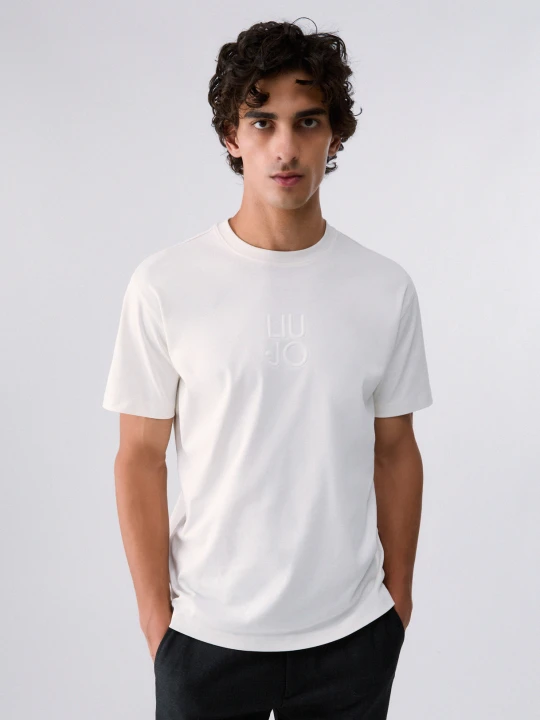 Zdjęcie produktu Liu Jo Interlock Jersey T-shirt biały