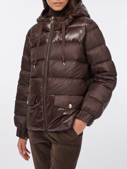 Zdjęcie produktu Liu Jo Jacket In Nylon Quilted Chocolate