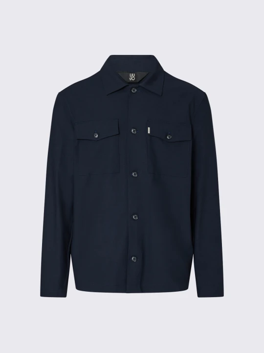 Zdjęcie produktu Liu Jo Jacket Overshirt In A Wool Blend Dark Blue