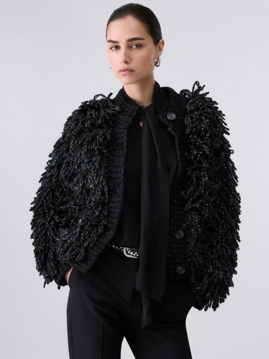 Zdjęcie produktu Liu Jo Jacket Soft In Knit czarny