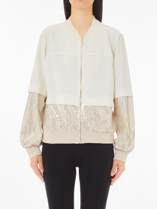 Zdjęcie produktu Liu Jo Jacket With Sequins Milk White