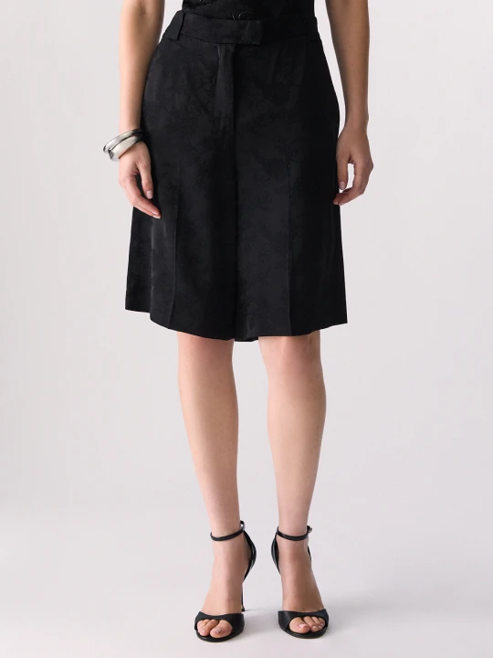 Zdjęcie produktu Liu Jo Jacquard Bermuda Shorts czarny