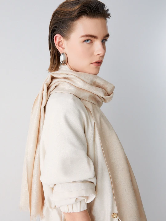 Zdjęcie produktu Liu Jo Jacquard Shawl Sand