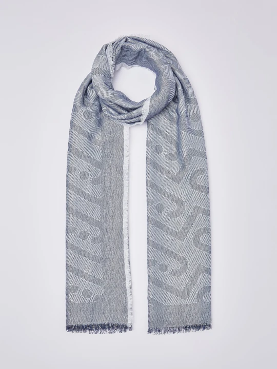Zdjęcie produktu Liu Jo Jacquard Stole Light Blue