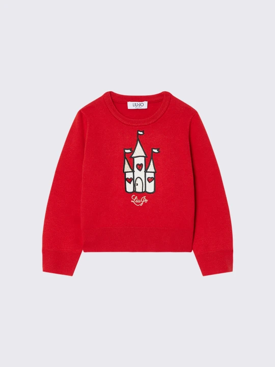 Zdjęcie produktu Liu Jo Knit Jacquard czerwony