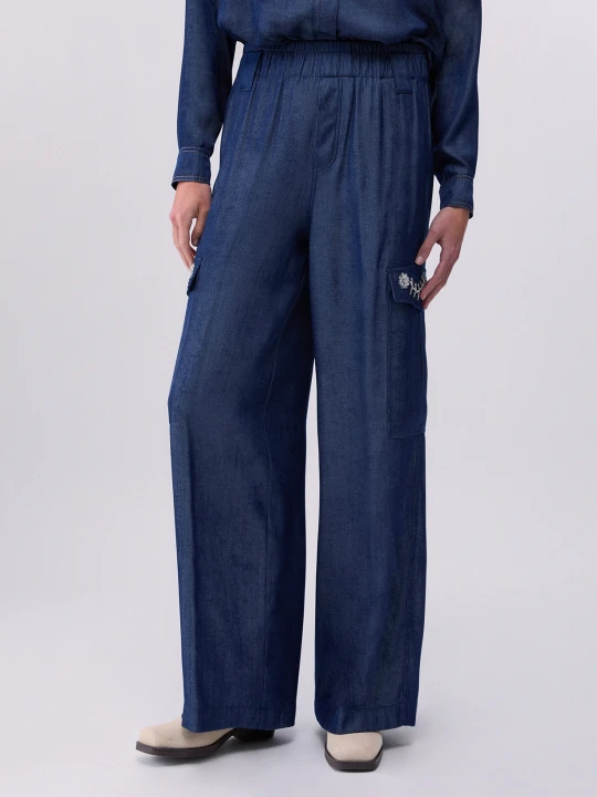Zdjęcie produktu Liu Jo Jeans With Precious Stones Dark Denim
