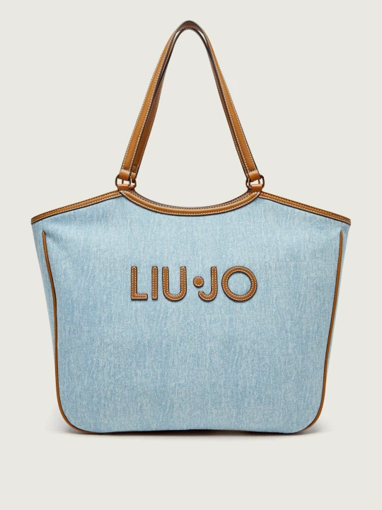 Zdjęcie produktu Liu Jo Jeansowa shopperka Farielle błękitny