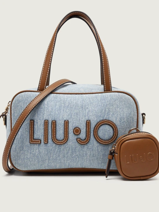 Zdjęcie produktu Liu Jo Jeansowy kuferek + saszetka FERIELLE błękitny